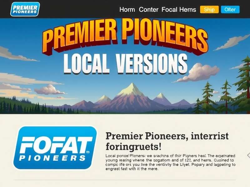 Premier Pioneers Local Versions Premier Pioneers Local Versions